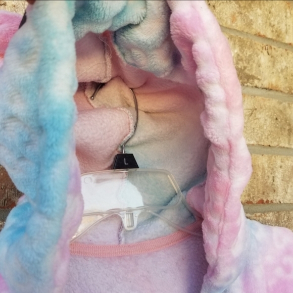 Soft OnePiece LEOPARD SLEEPER Pajamas Costume Jumpsuit Pj's (Med 8-10) *READ* - Picture 5 of 8